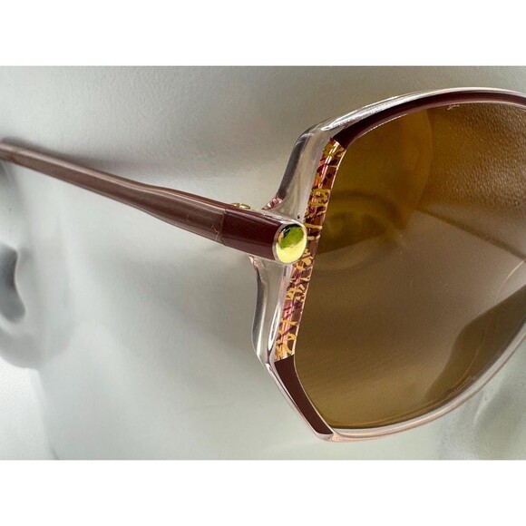 NEW Vintage Sunglasses Grandma Style Speckled Plastic Frame #869 Made In Austria main image 6